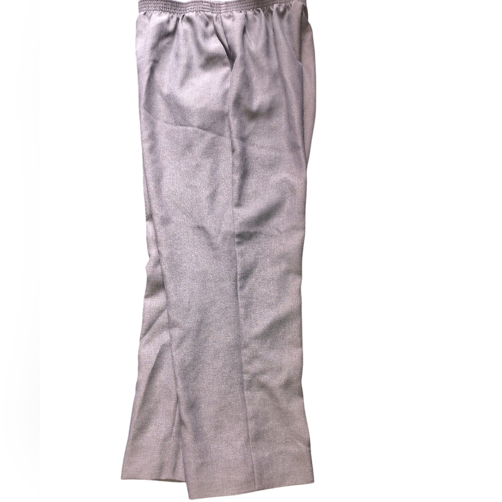 Alfred Dunner Women's Charcoal Pants Gray Dress pants for the office for women